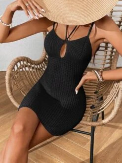 SHEIN VCAY Cut Out Tie Backless Cami Cover Up Dress -Shein Clothing Store 1689650192e4fdf05144ce36de4513628b06803920 thumbnail 405x552