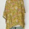 Floral Print Knot Hem Kimono