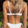 Plain Underwire Bikini Swimsuit