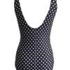 New Style Women's One Piece Swimsuit, Sexy Polka Dot, Open Back, Large Size With Shoulder Straps, Bikini Swimwear, Suitable For European And American Women
