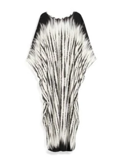 Tie Dye Batwing Sleeve Split Hem Maxi Cover Up -Shein Clothing Store 1691484188913805dc9f85f36acbb6454776062215 thumbnail 405x552