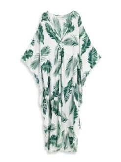Tropical Print Batwing Sleeve Split Thigh Cover Up -Shein Clothing Store 16923229066573f0bac4365e11ef4e9ed548990cf0 thumbnail 405x552